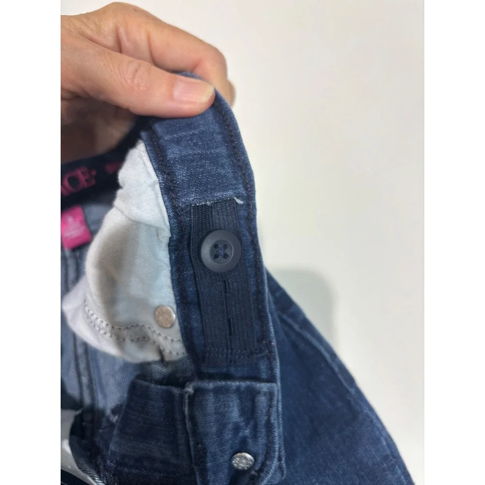 The Children's Place Skinny Jeans Kids Size 8 Dark Wash‎ Adjustable Waist Denim